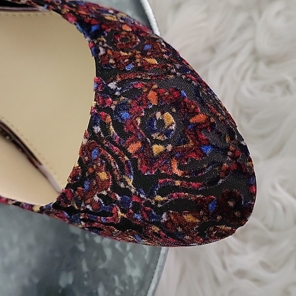 Jessica Simpson Bainer velvet studded block heel womens size 10M - Picture 4 of 13